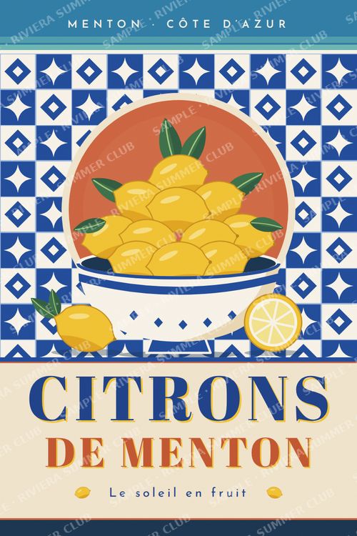 CITRONS DE MENTON poster