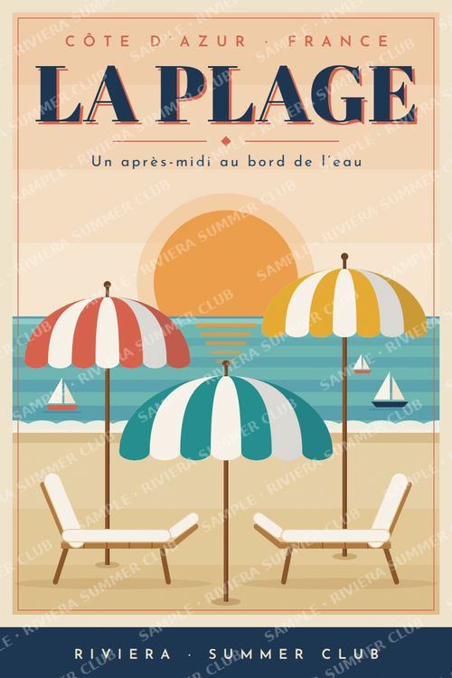 LA PLAGE poster